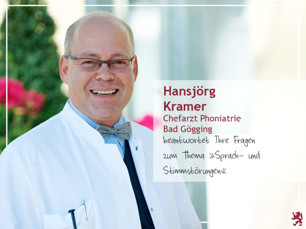 Hansjörg Kramer, HNO-Phoniatrie